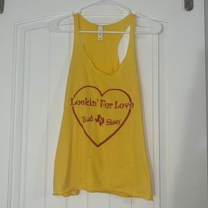 Yellow Tank Top “Lookin for Love”